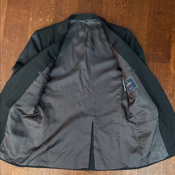 Brooks Brothers Charcoal Gray 100% Wool Blazer, Size 38R - Picture 12 of 16